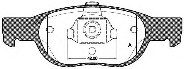 Brake Pad Set, disc brake BPA0588.10