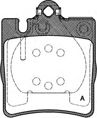 Brake Pad Set, disc brake BPA0709.10
