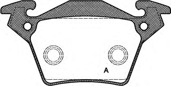 Brake Pad Set, disc brake BPA0717.00