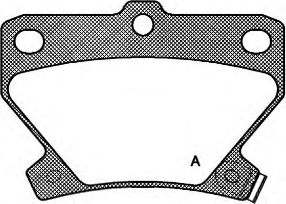 Brake Pad Set, disc brake BPA0741.02