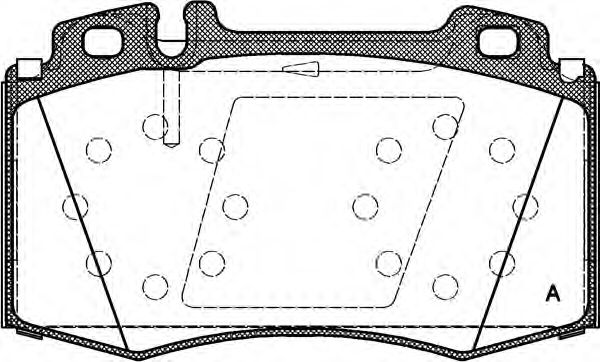 Brake Pad Set, disc brake BPA0769.00
