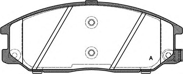 Brake Pad Set, disc brake BPA0771.12