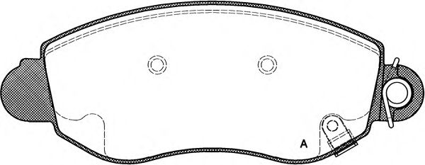 Brake Pad Set, disc brake BPA0772.02