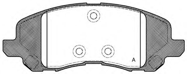 Brake Pad Set, disc brake BPA0804.20