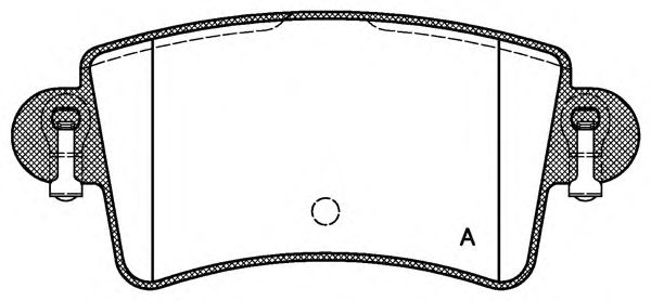 Brake Pad Set, disc brake BPA0833.00