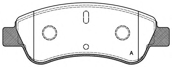 Brake Pad Set, disc brake BPA0840.10