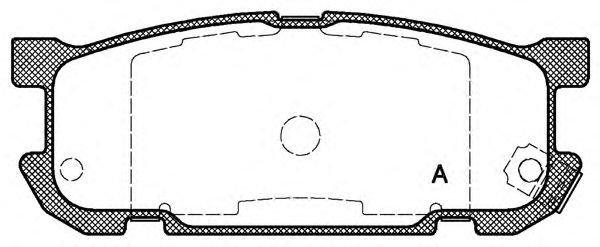 Brake Pad Set, disc brake BPA0853.02