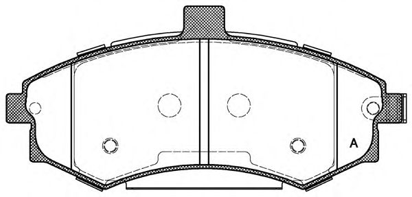 Brake Pad Set, disc brake BPA0893.02