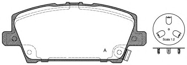 Brake Pad Set, disc brake BPA1205.02