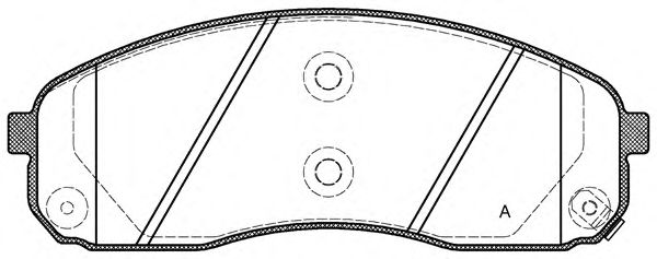 Brake Pad Set, disc brake BPA1244.02