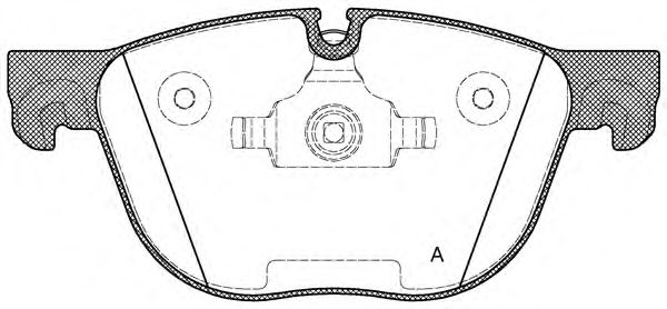 Brake Pad Set, disc brake BPA1297.00
