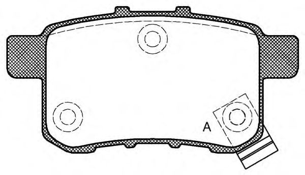 Brake Pad Set, disc brake BPA1332.02