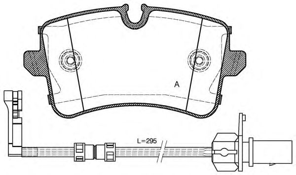 Brake Pad Set, disc brake BPA1343.20
