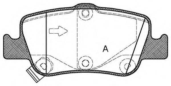 Brake Pad Set, disc brake BPA1356.02
