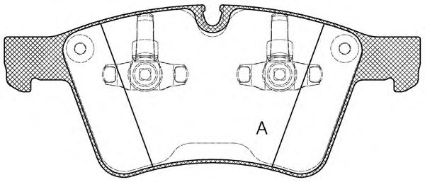 Brake Pad Set, disc brake BPA1370.00