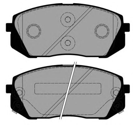 Brake Pad Set, disc brake PA1873