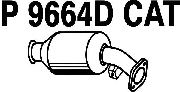 Catalytic Converter P9664DCAT