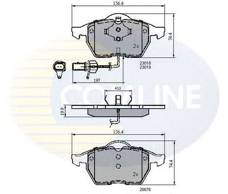 Brake Pad Set, disc brake CBP11025