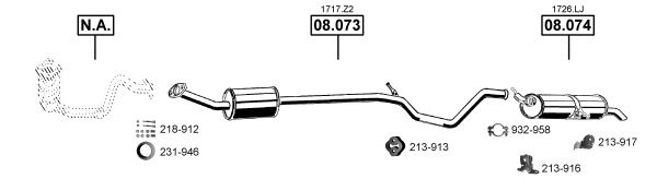 Exhaust System PE082800