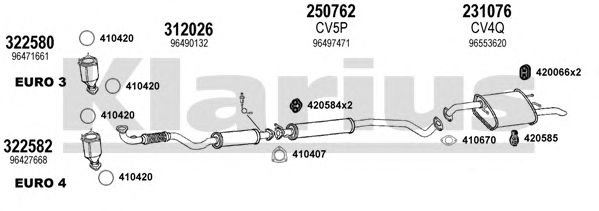 Exhaust System 200009E