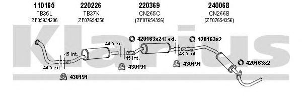 Exhaust System 180172E