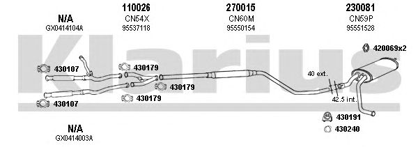 Exhaust System 180260E