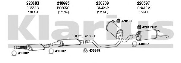 Exhaust System 180450E