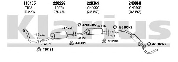 Exhaust System 330450E