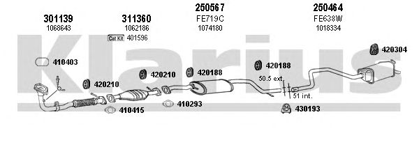 Exhaust System 361401E