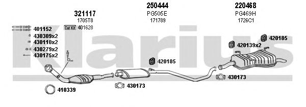 Exhaust System 630470E
