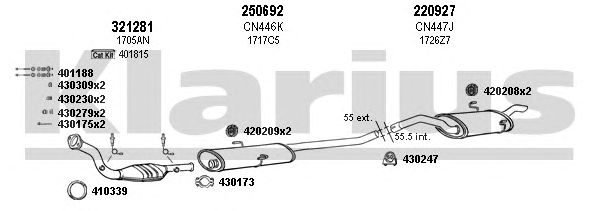 Exhaust System 630599E