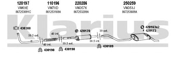Exhaust System 930502E