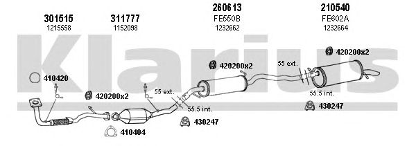 Exhaust System 361613E