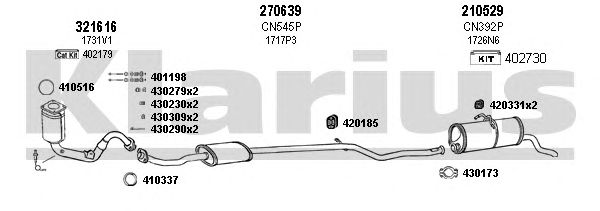 Exhaust System 180632E