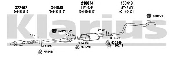 Exhaust System 600518E
