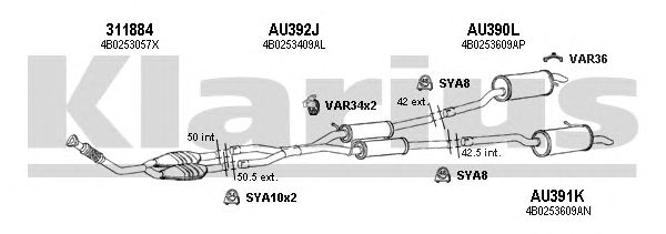 Exhaust System 940662U