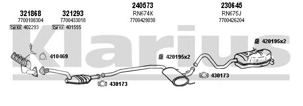 Exhaust System 721036E