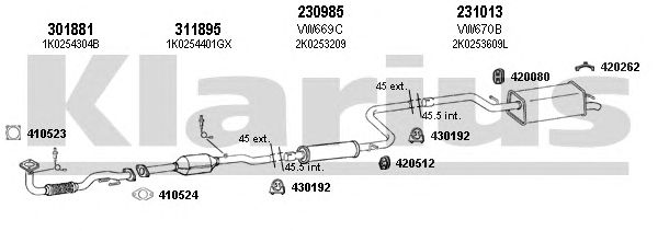 Exhaust System 931332E