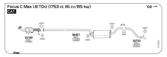 Exhaust System FO218