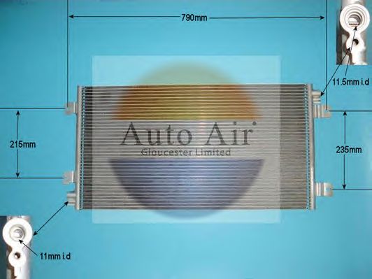 Condensator, airconditioning 16-1371A