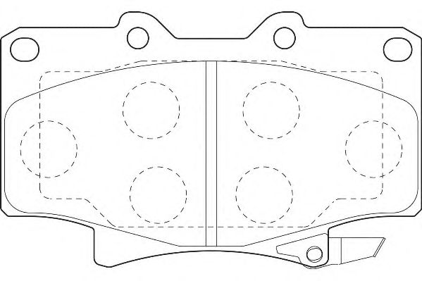 Brake Pad Set, disc brake WBP21775A