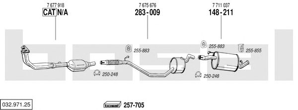Exhaust System 032.971.25
