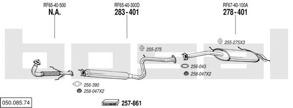 Exhaust System 050.085.74