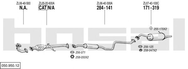 Exhaust System 050.950.12