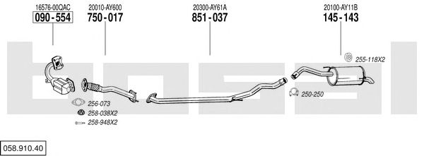 Exhaust System 058.910.40