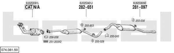 Exhaust System 074.081.50