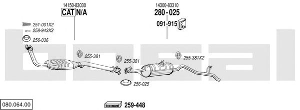Exhaust System 080.064.00