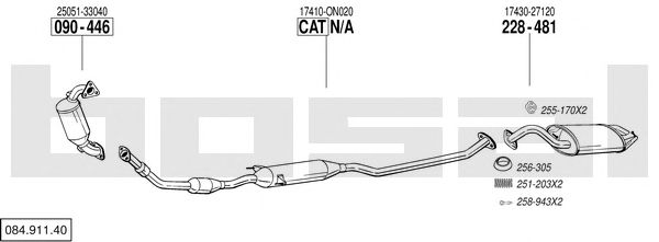 Exhaust System 084.911.40