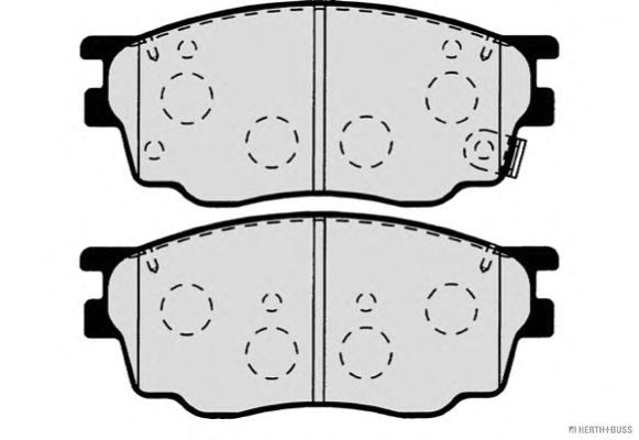 Brake Pad Set, disc brake J3603055