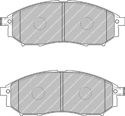 Brake Pad Set, disc brake FDB1881